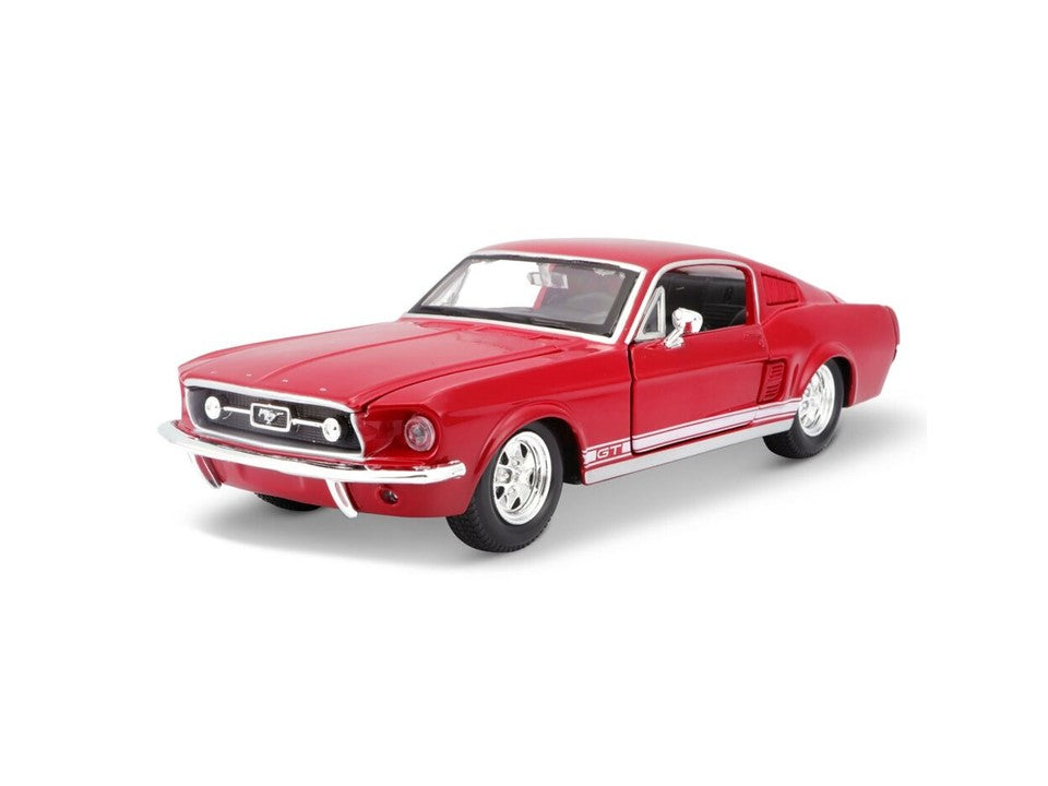 Maisto 1967 Ford Mustang GT Maroon 1 24 Scale TinyTown.in