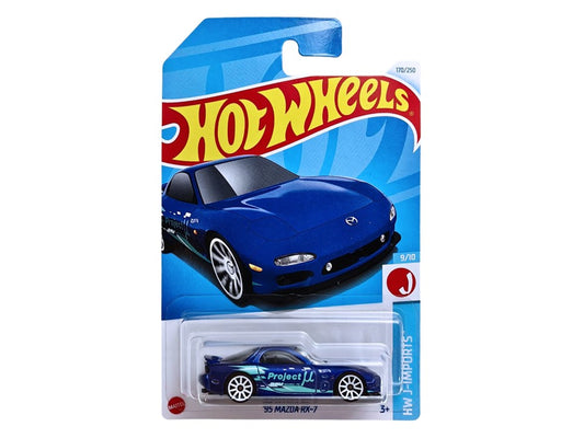 HOT WHEELS '95 MAZDA RX-7 (BLUE)