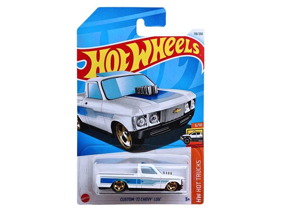 HOT WHEELS CUSTOM '72 CHEVY LUV (WHITE)