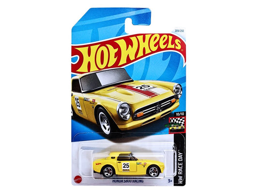 HOT WHEELS HONDA S800 RACING (YELLOW)