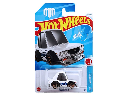 HOT WHEELS MAZDA RX-3 (WHITE)