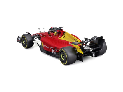 Bburago Ferrari F1-75, 2022 Charles Leclerc, Red, 1:24 Scale