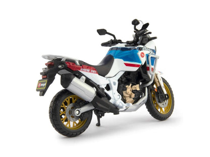 Bburago Honda Africa Twin Adventure, White, 1:18 Scale Model