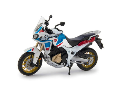 Bburago Honda Africa Twin Adventure, White, 1:18 Scale Model