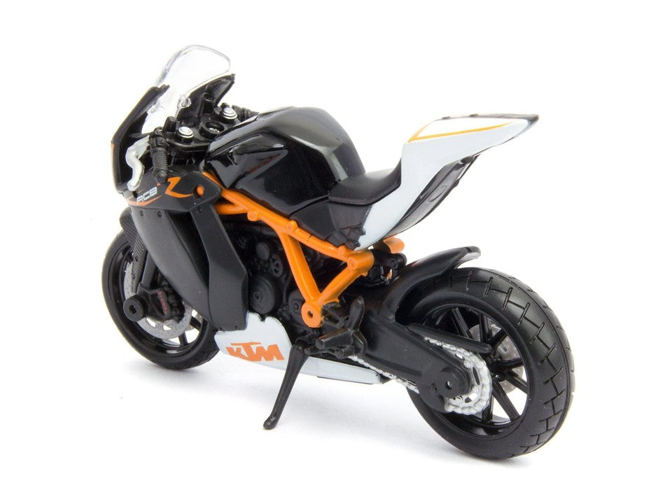 Bburago KTM 1190 RC8 R, Black, 1:18 Scale Model