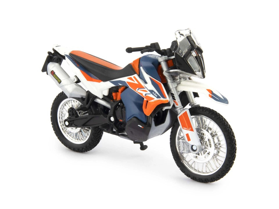 Bburago KTM 790 ADVENTURE R RALLY, White, 1:18 Scale Model