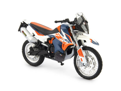 Bburago KTM 790 ADVENTURE R RALLY, White, 1:18 Scale Model