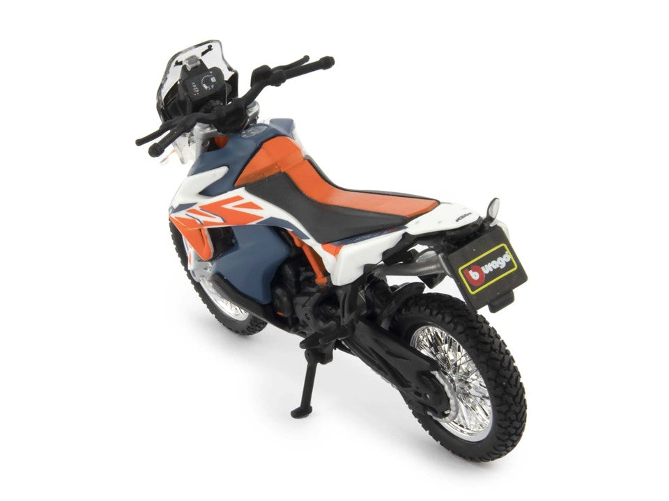 Bburago KTM 790 ADVENTURE R RALLY, White, 1:18 Scale Model