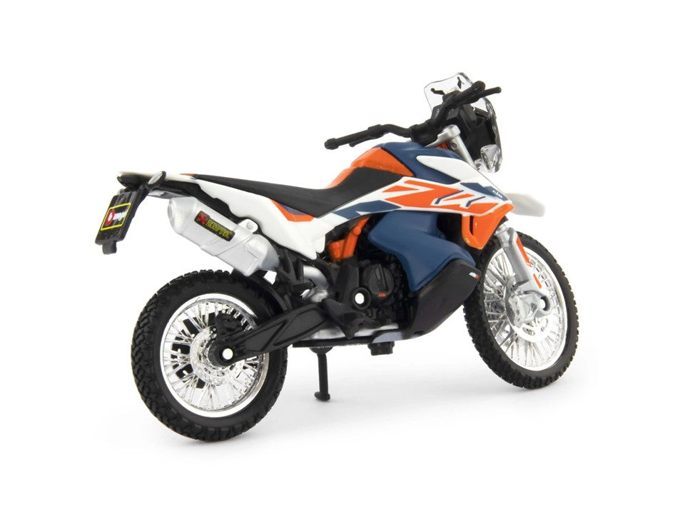 Bburago KTM 790 ADVENTURE R RALLY, White, 1:18 Scale Model