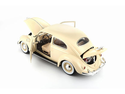 Bburago Volkswagen Kafer-Beetle (1955), Cream, 1:18 Scale