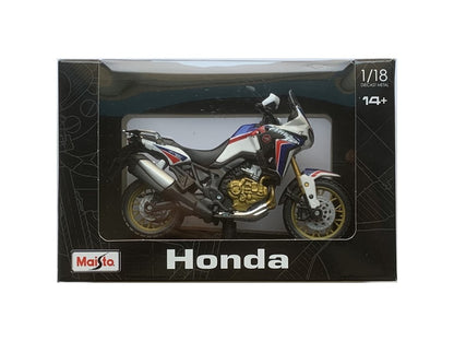 Maisto Honda Africa Twin DCT (White/Red/Blue), 1:18